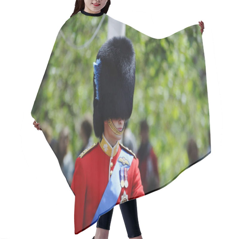 Personality  Trooping The Colour, London 2012 Hair Cutting Cape