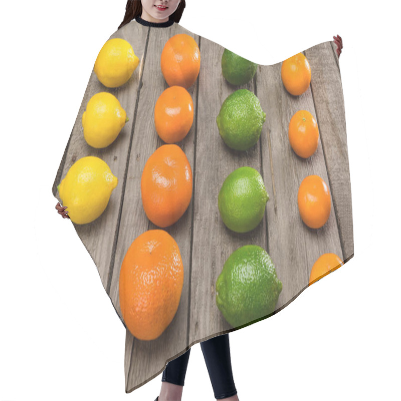 Personality  Fresh Citrus Fruits Hair Cutting Cape