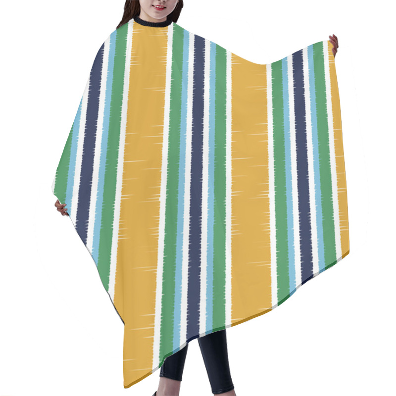 Personality  Vertical Stripes Pattern Hair Cutting Cape