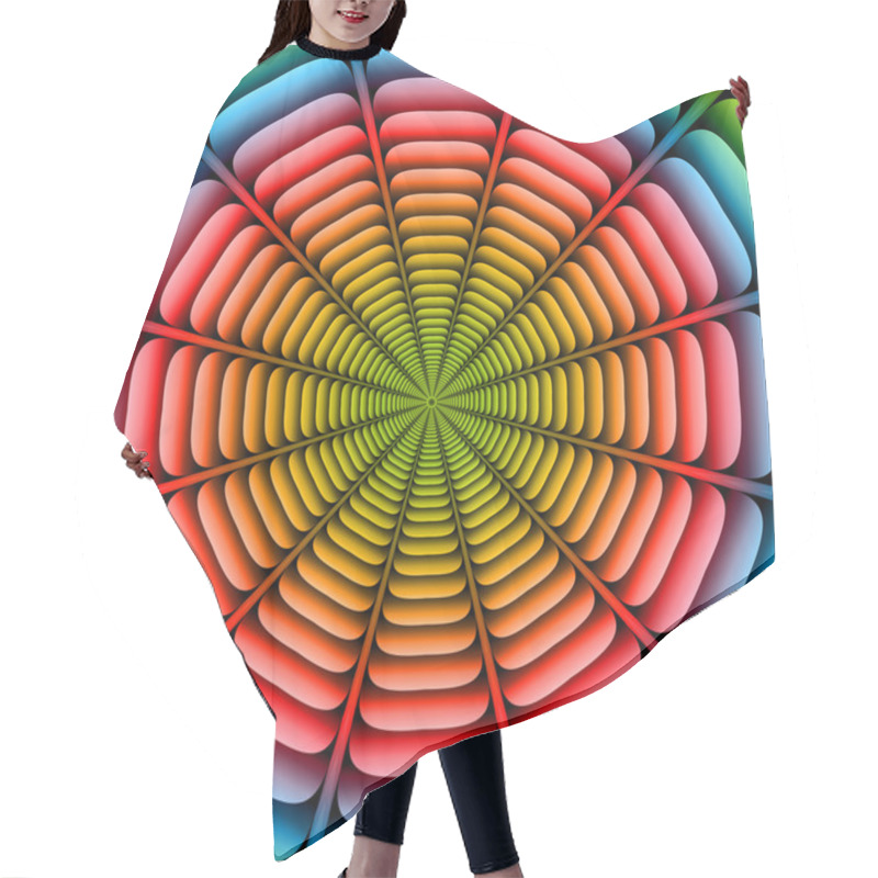 Personality  Abstract Flower Background Hair Cutting Cape