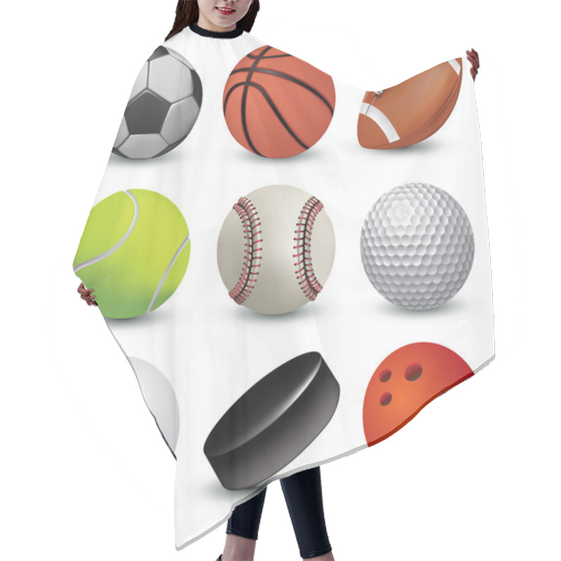 Personality  Sport Balls Hair Cutting Cape