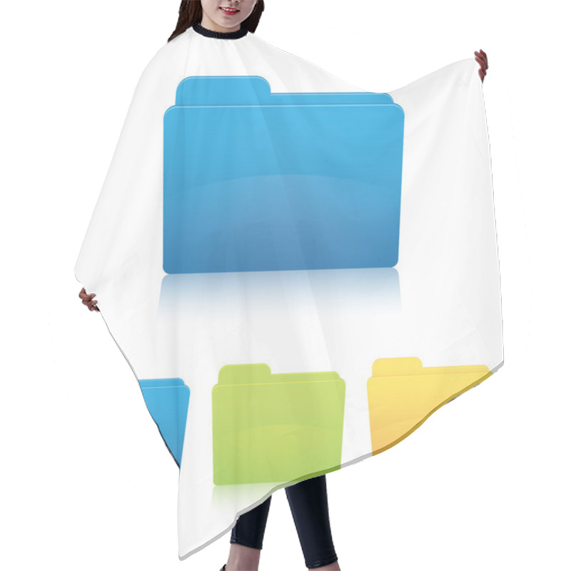 Personality  File Folder. Hair Cutting Cape