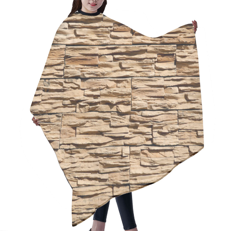 Personality  It Is Horizontal Modern Brick Wall For Pattern And Background. Hair Cutting Cape