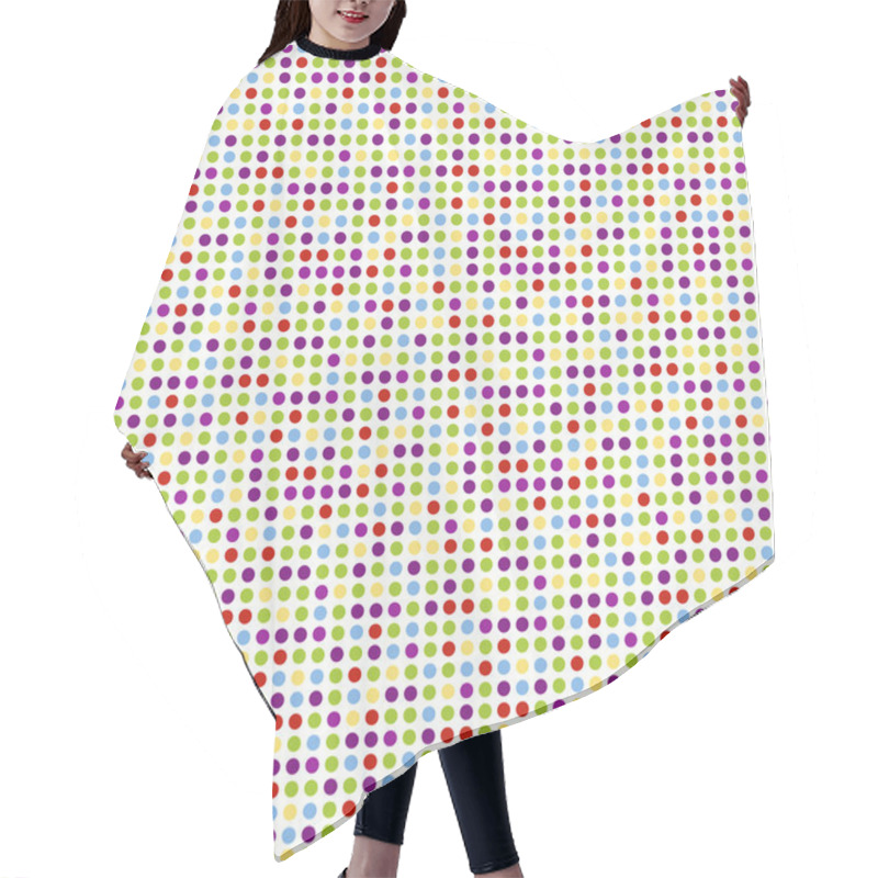 Personality  Seamless Pattern, Polka Dots Wallpaper Hair Cutting Cape