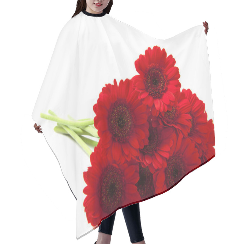 Personality  Red Flowers Hair Cutting Cape