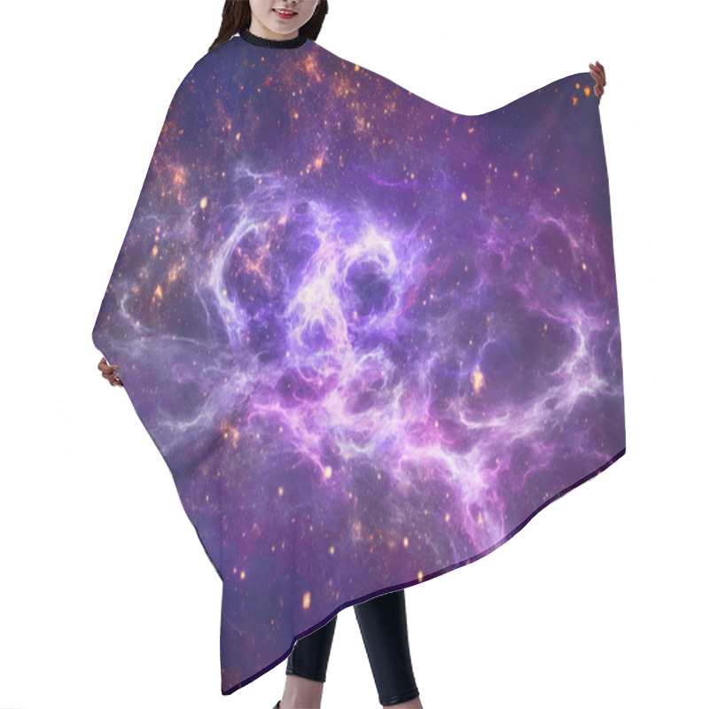 Personality  Deep Space Nebula Hair Cutting Cape