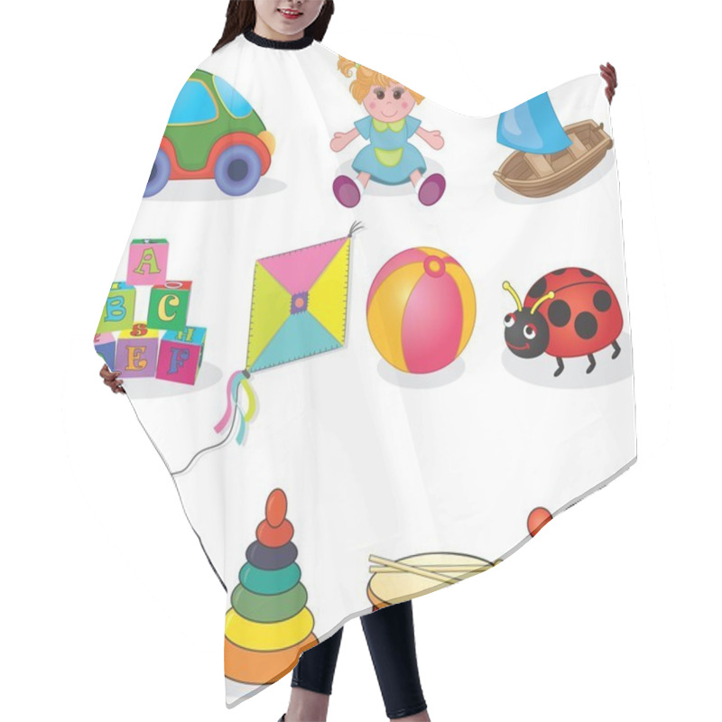 Personality  Baby's Toys Set Hair Cutting Cape