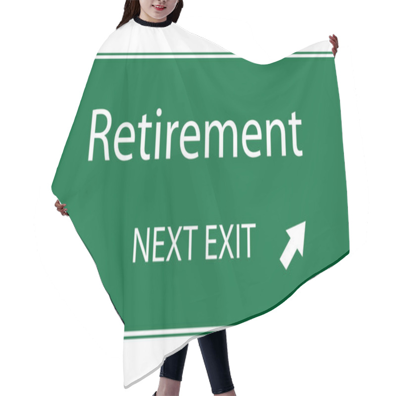 Personality  Retirement Vector Hair Cutting Cape