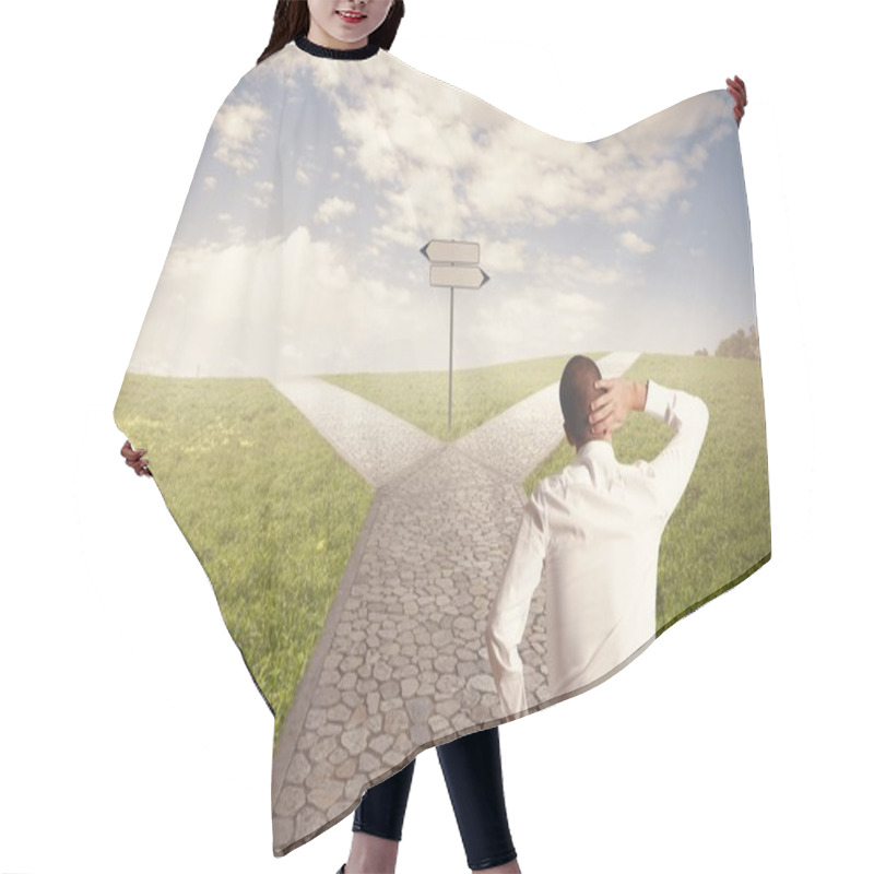 Personality  The Right Destination Hair Cutting Cape