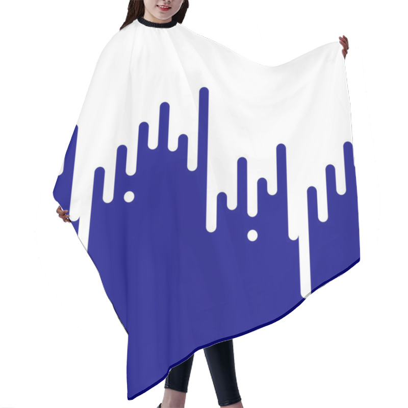 Personality  Dripping Paint Abstract Background Hair Cutting Cape