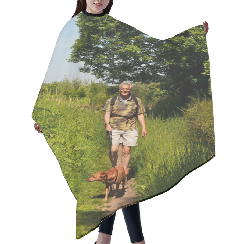 Personality  Walking The Dog Hair Cutting Cape