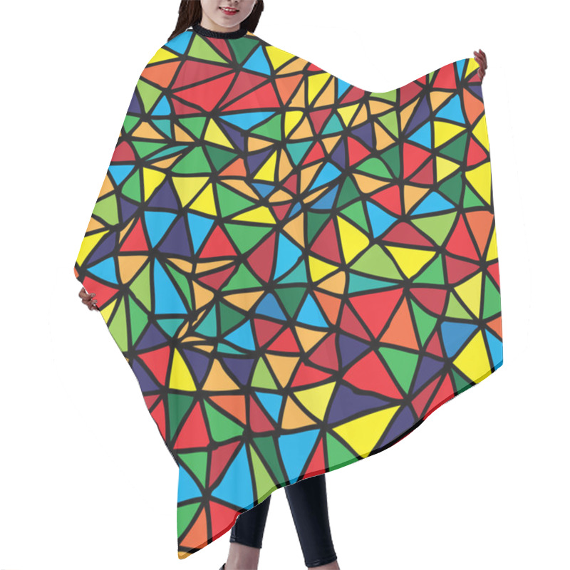 Personality  Seamless Pattern Hair Cutting Cape