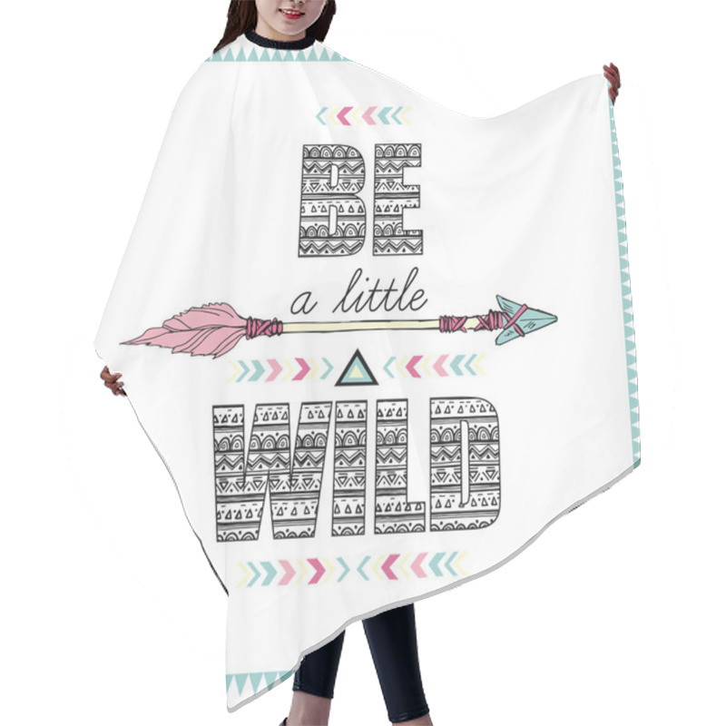 Personality  Native American Poster Hair Cutting Cape