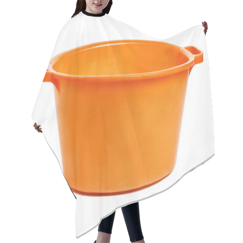 Personality  An Empty Orange Bowl Hair Cutting Cape