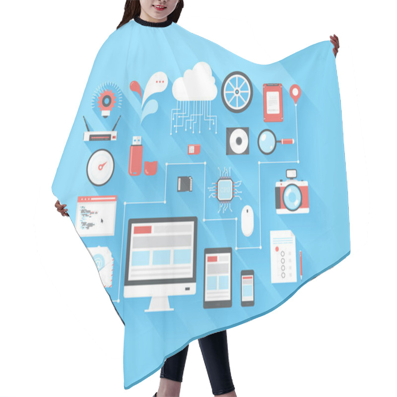 Personality  BIG Data Hair Cutting Cape