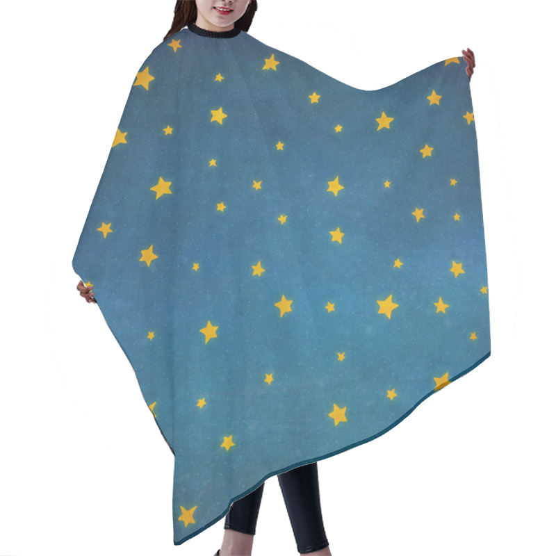 Personality  Stars At Night  Sky ,background  Illustration Art Hair Cutting Cape