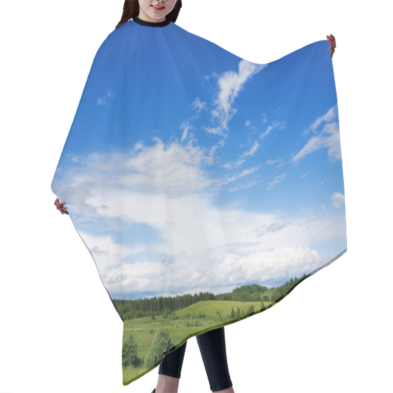 Personality  Landscape, Blue Sky Hair Cutting Cape