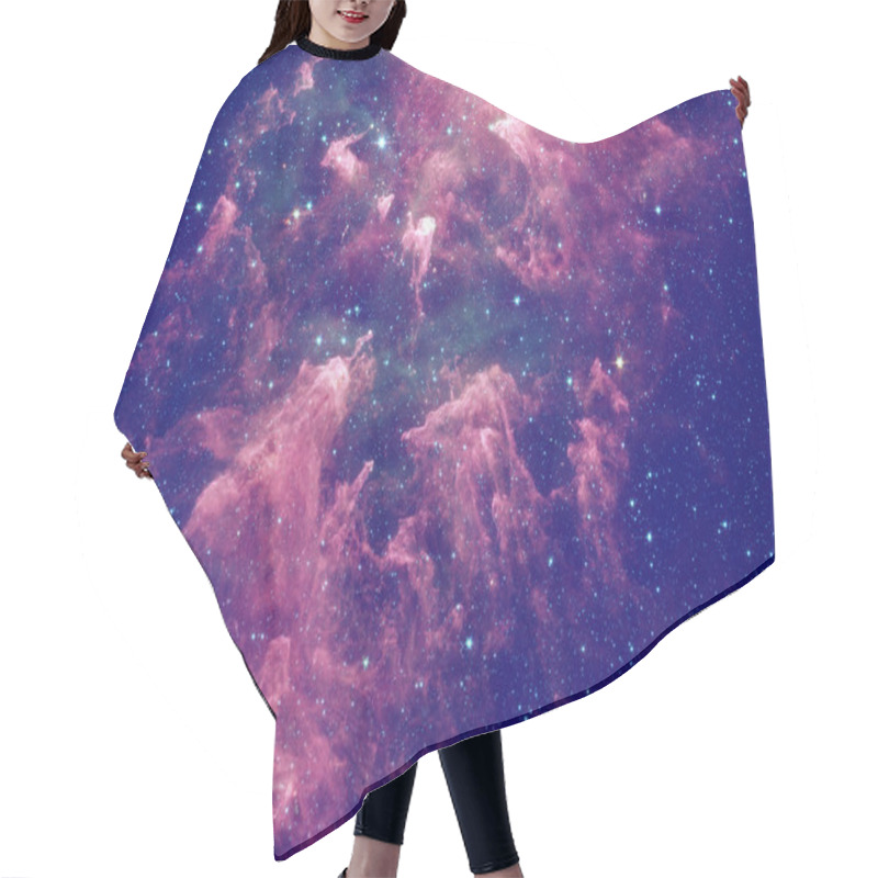 Personality  Space Stars And Nebula Hair Cutting Cape