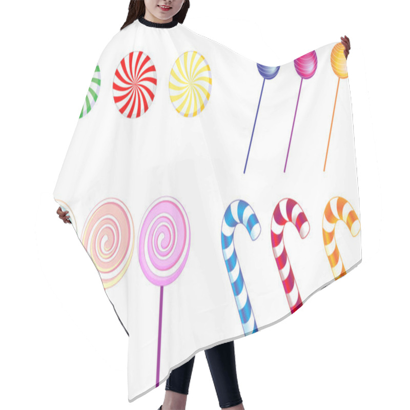 Personality  Candy Hair Cutting Cape