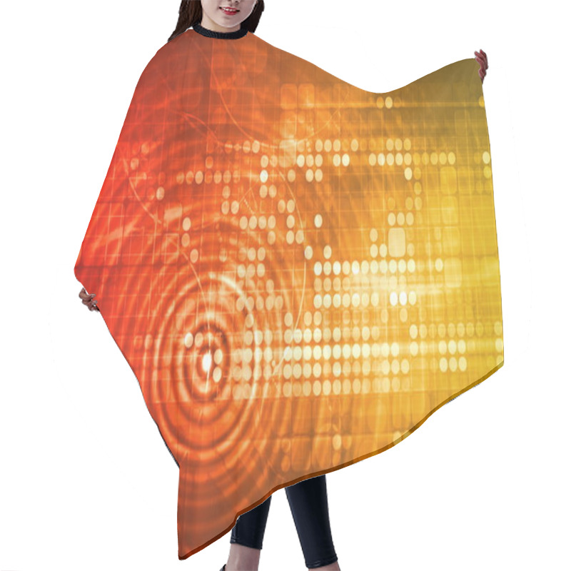 Personality  Electronica Hair Cutting Cape