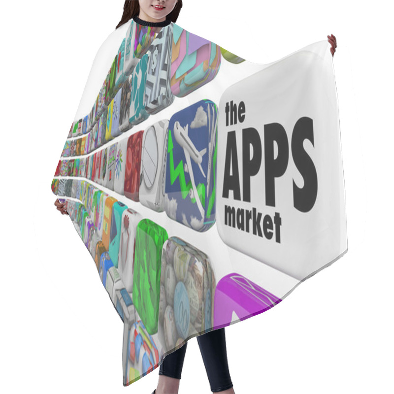 Personality  The Apps Market Wall Of App Application Software Icons Hair Cutting Cape