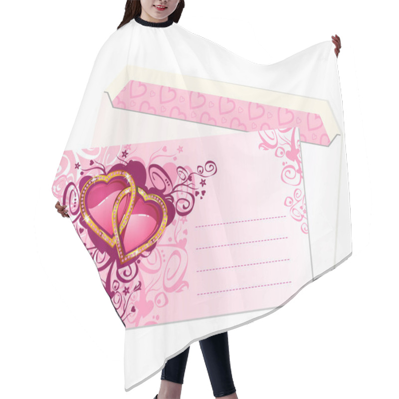 Personality  Valentine Hair Cutting Cape