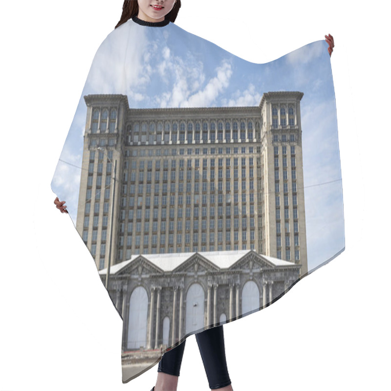 Personality  Michigan Central Railway Station Hair Cutting Cape