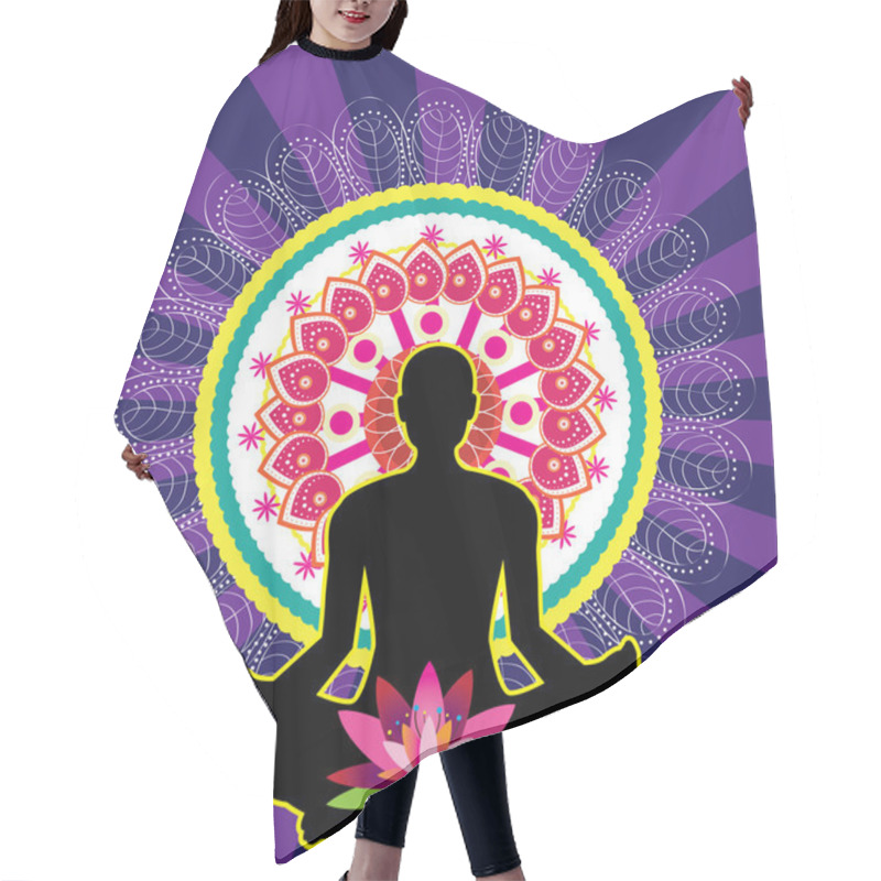 Personality  Yoga Icon Hair Cutting Cape