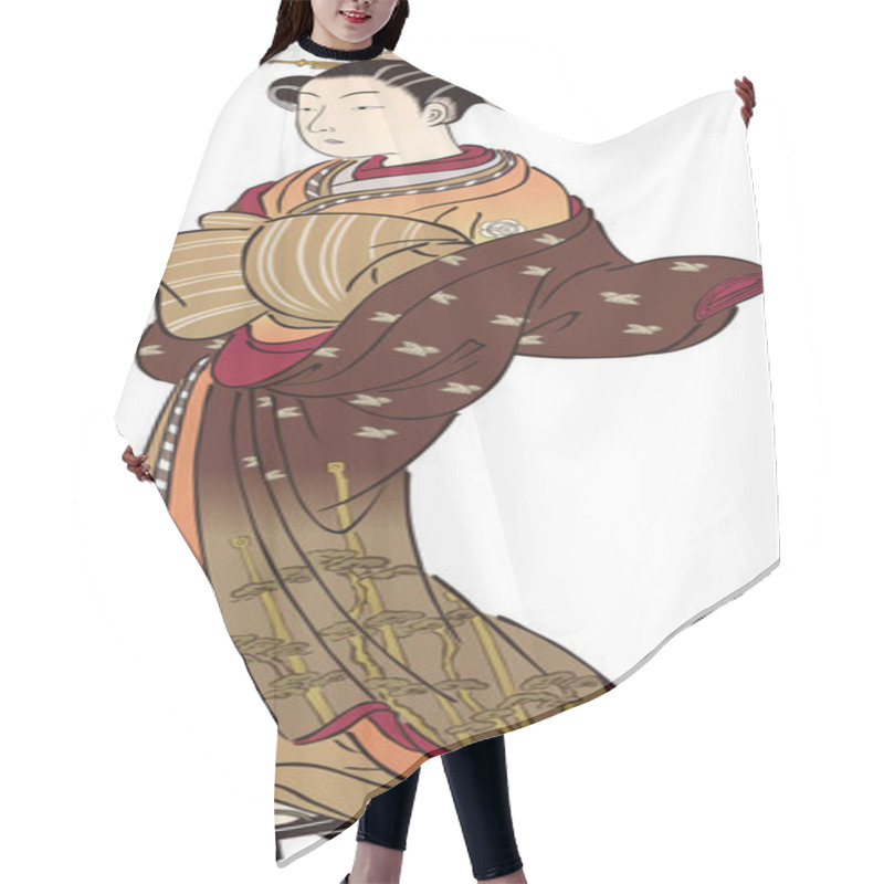 Personality   Ukiyo-e Women 20 Hair Cutting Cape