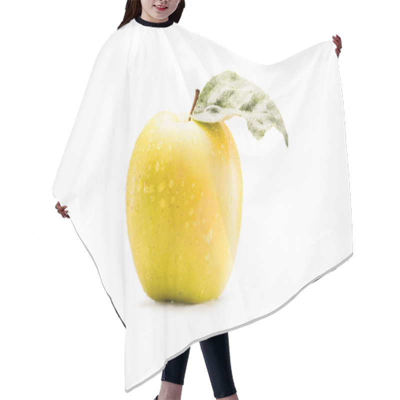 Personality  Ripe Apple With Water Drops Hair Cutting Cape