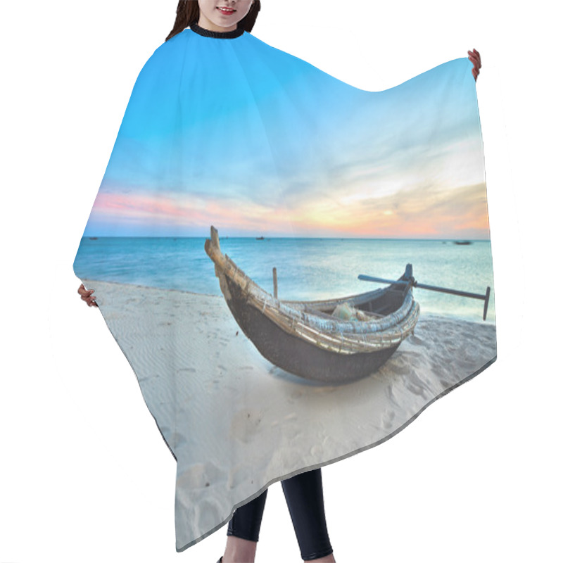 Personality  Fisherman Boat Hair Cutting Cape