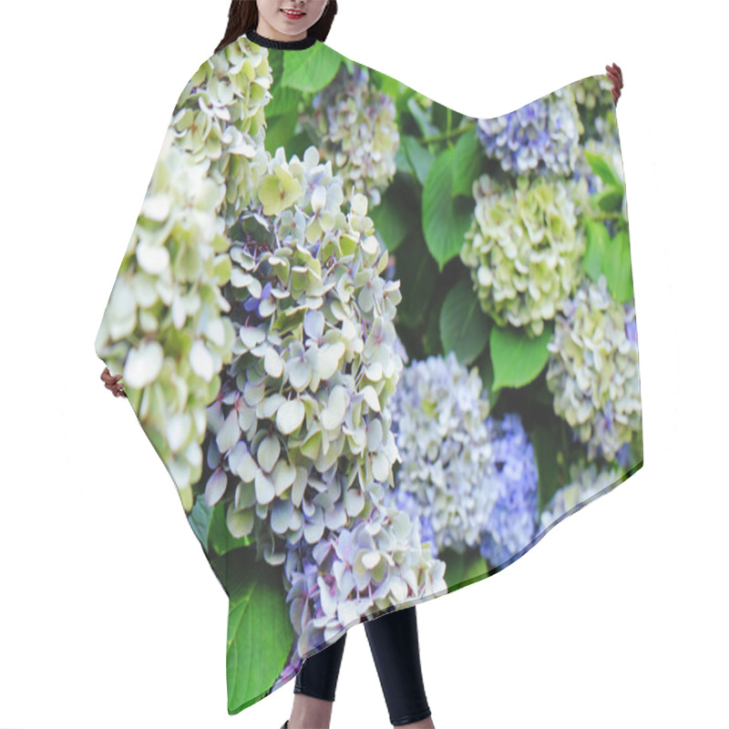 Personality  Beautiful Hydrangea Flowers Hair Cutting Cape