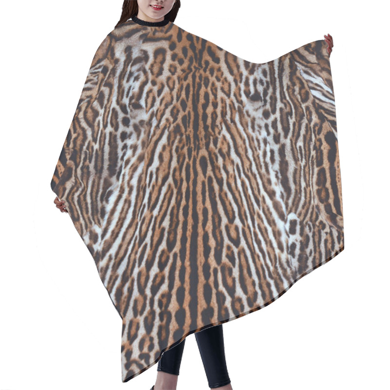 Personality  Beautiful Leopard Skin Hair Cutting Cape