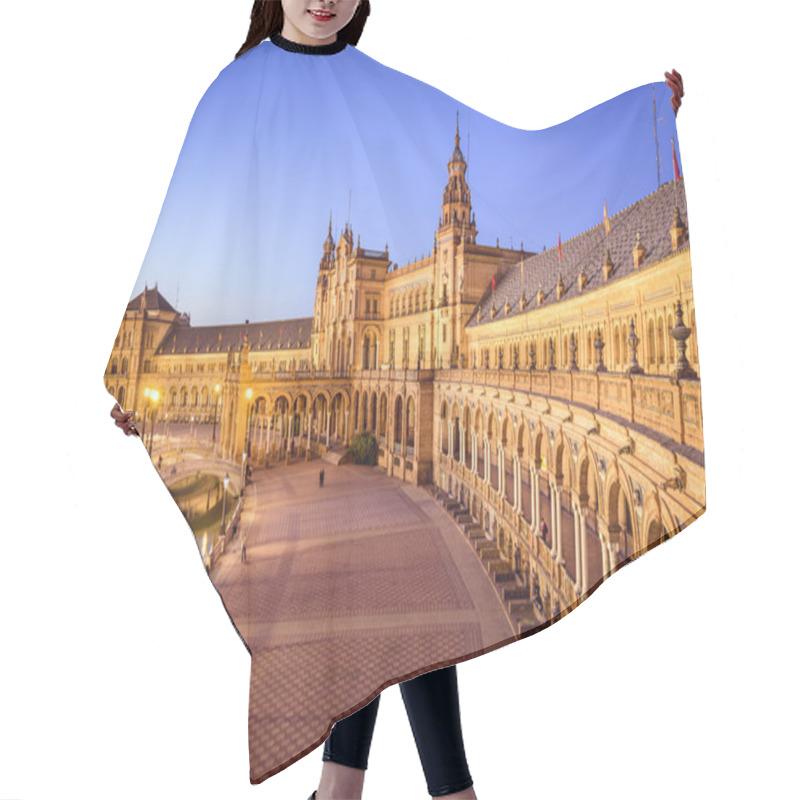 Personality  Spanish Square Of Seville, Spain Hair Cutting Cape