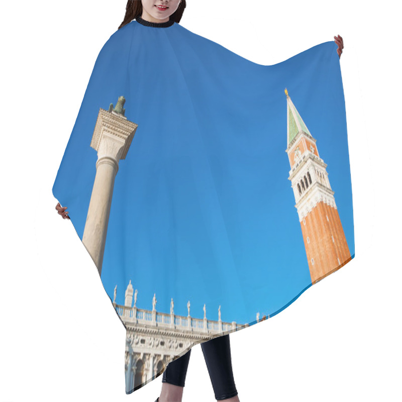 Personality  The Lion Of Venice And Campanile Hair Cutting Cape