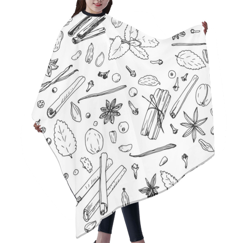 Personality  Spices Set Hair Cutting Cape