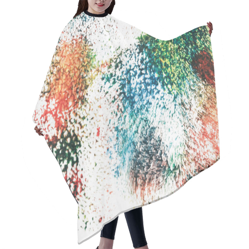 Personality  Abstract Acrylic Art Background Hair Cutting Cape