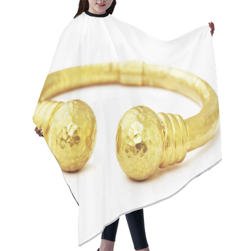 Personality  Gold Bracelet Hair Cutting Cape