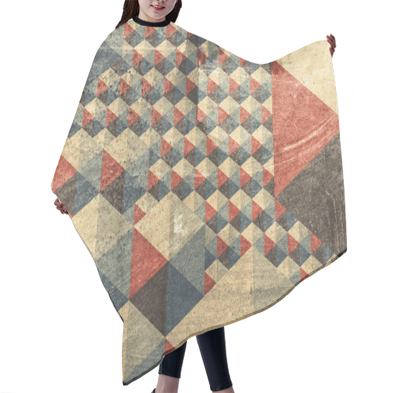 Personality  Abstract Geometric Pattern As Background Hair Cutting Cape