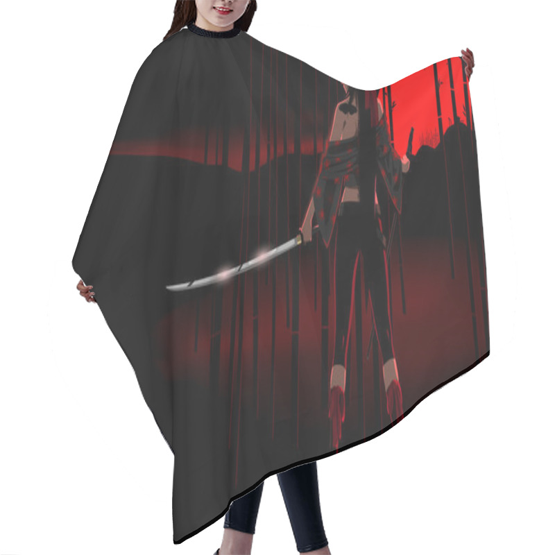 Personality  Land Of The Rising Sun Hair Cutting Cape