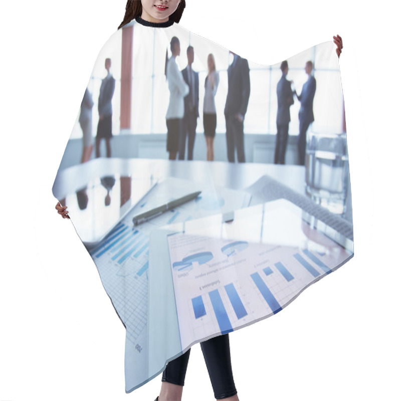 Personality  Document In Touchpad Hair Cutting Cape