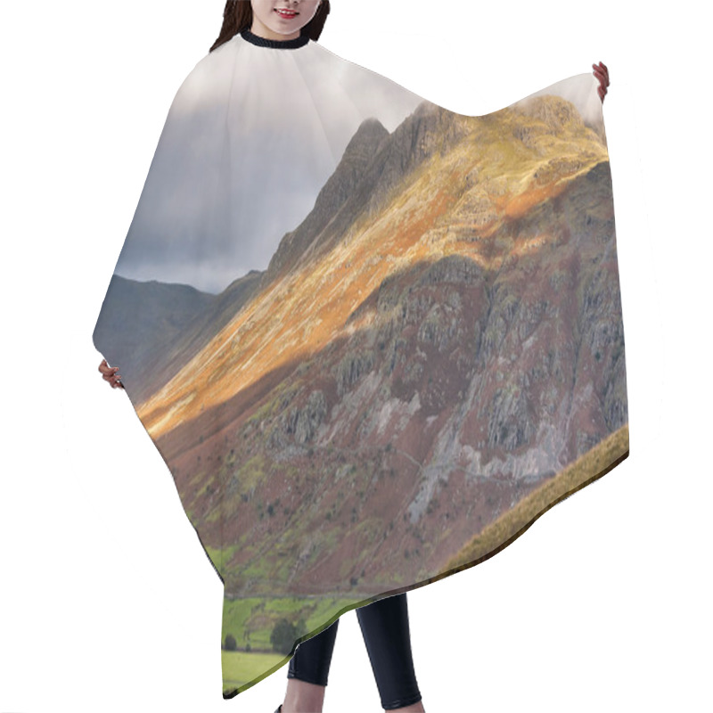 Personality  Autumn View Of The Langdale Pikes Hair Cutting Cape