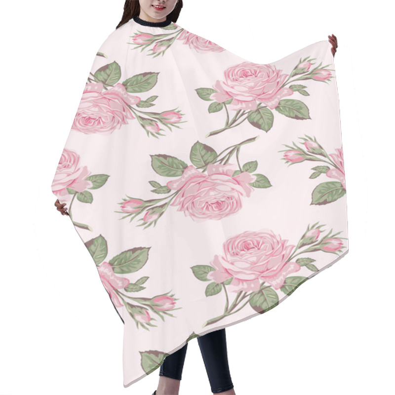 Personality  Shabby Chic Rose Hair Cutting Cape