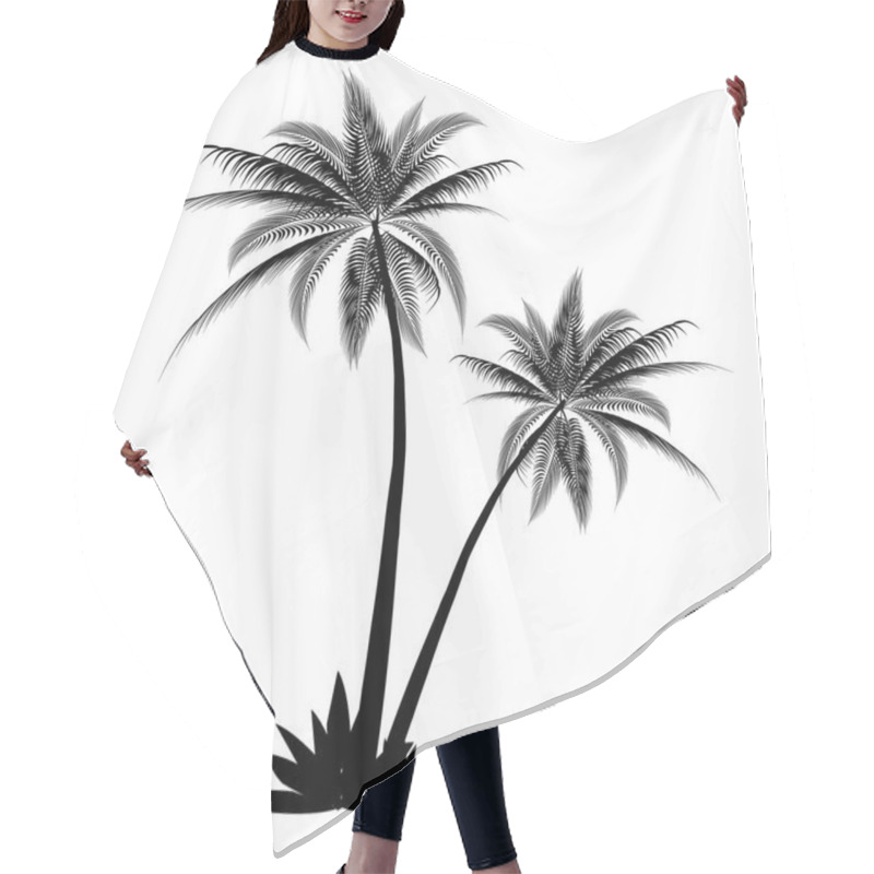 Personality  Palm Tree Palm Summer Icon Hair Cutting Cape