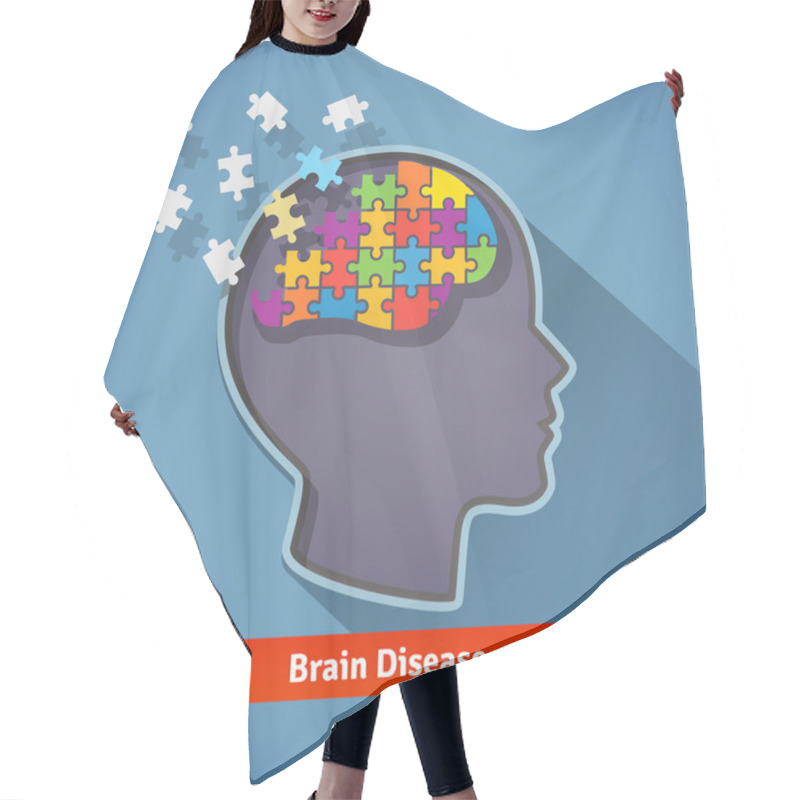 Personality  Alzheimer Brain Disease Hair Cutting Cape