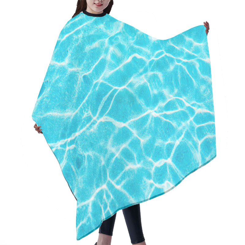 Personality  Abstract Pool Water Surface And Background With Sun Light Reflection For Text Copy Space Hair Cutting Cape