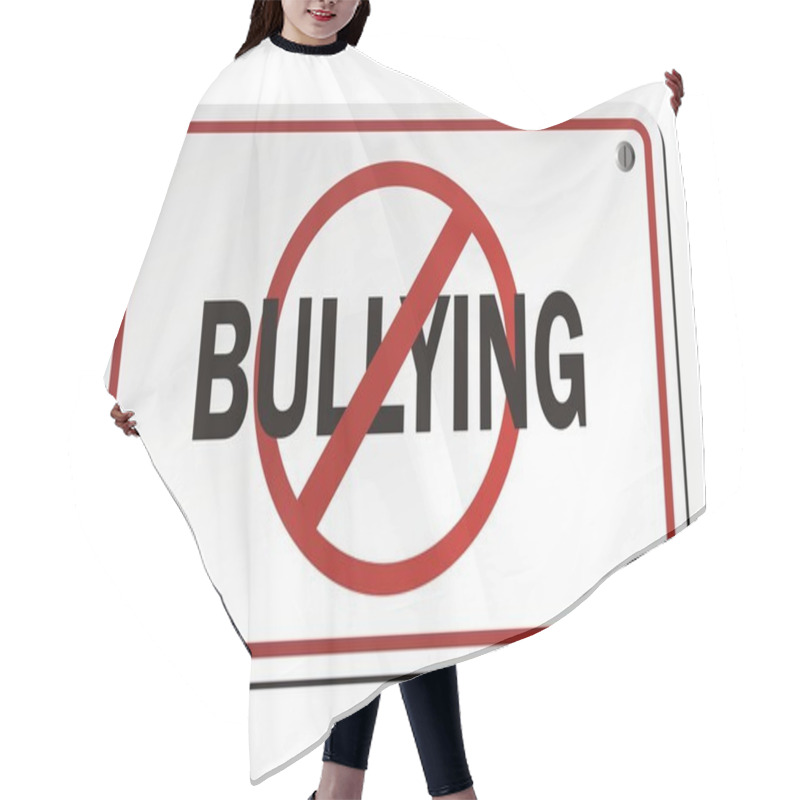 Personality  Stop Bullying Signs Hair Cutting Cape