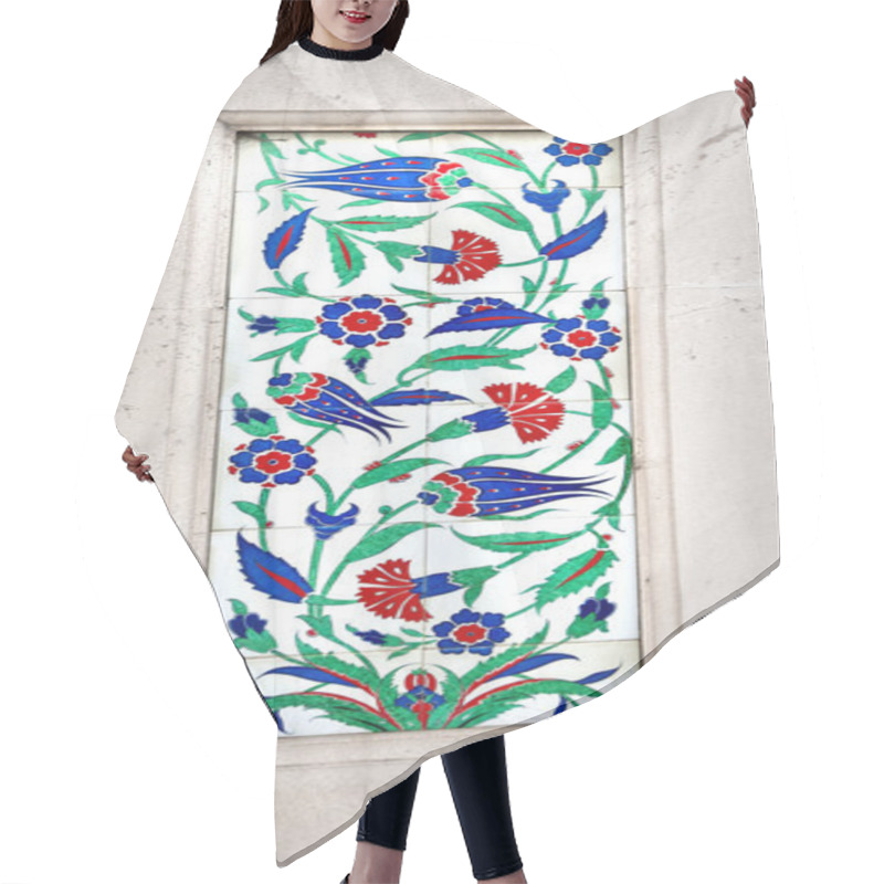 Personality  Ottoman Iznik Motif Hair Cutting Cape