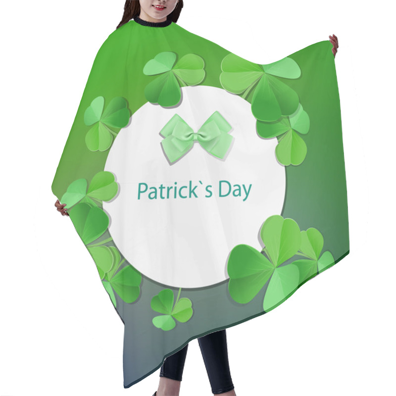 Personality  St. Patrick's Day Card Hair Cutting Cape