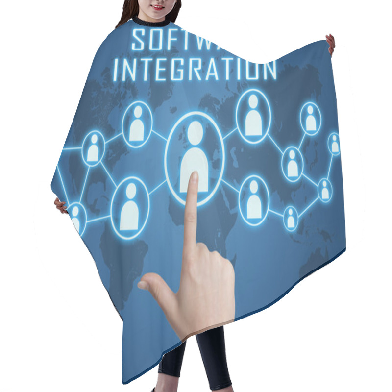 Personality  Software Integration Hair Cutting Cape